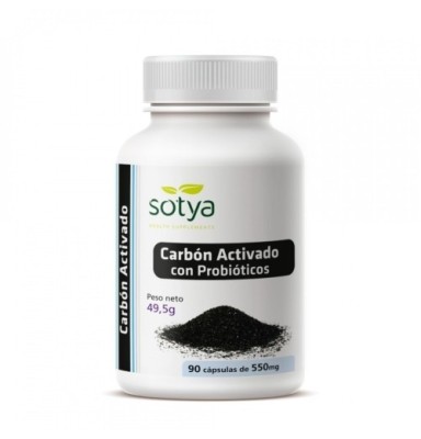 CARBON ACTIVADO CON PROBIOTICOS SOTYA