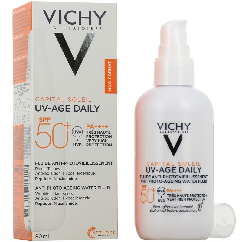 VICHY CAPITAL SOLEIL UV-AGE DAILY FLUIDO SPF50+ 40ML