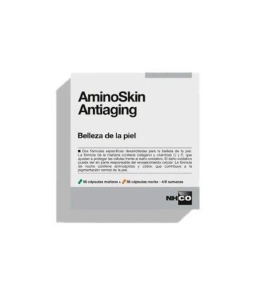 NHCO AMINOSKIN ANTIAGING 56 CAPSULAS MAÑANA + 56 CAPSULAS NOCHE