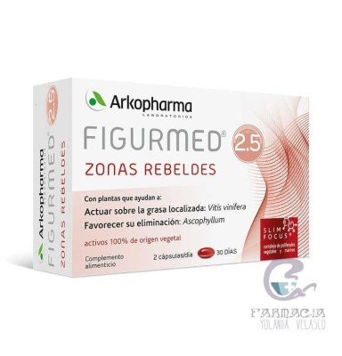 FIGURMED 2.5 ZONAS REBELDES ARKOPHARMA  60 CAPSULAS
