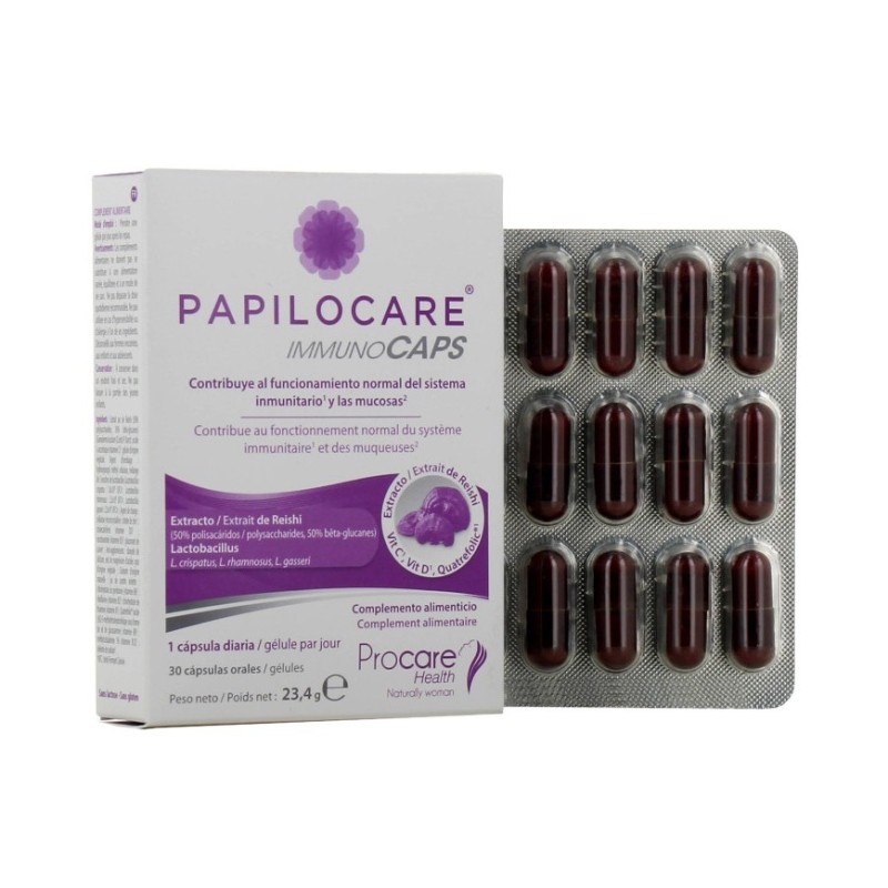 PAPILOCARE INMUNOCAPS 30 CAPSULAS