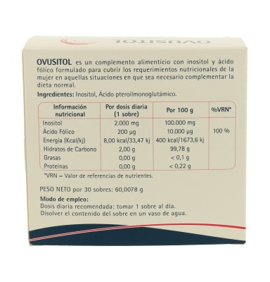 OVUSITOL 30 SOBRES