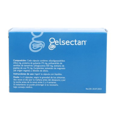 GELSECTAN 60 CAPSULAS