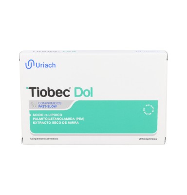 TIOBEC DOL 20 COMPRIMIDOS