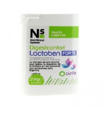 NS DIGESTCONFORT LACTOBEN FORTE 60 COMPRIMIDOS