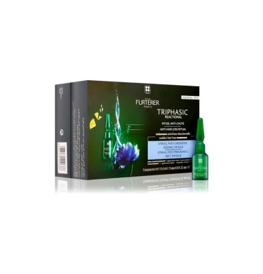 RENE FURTERER TRIPHASIC TRATAMIENTO ANTICAIDA REACCIONAL 12 AMPOLLAS 5 ML